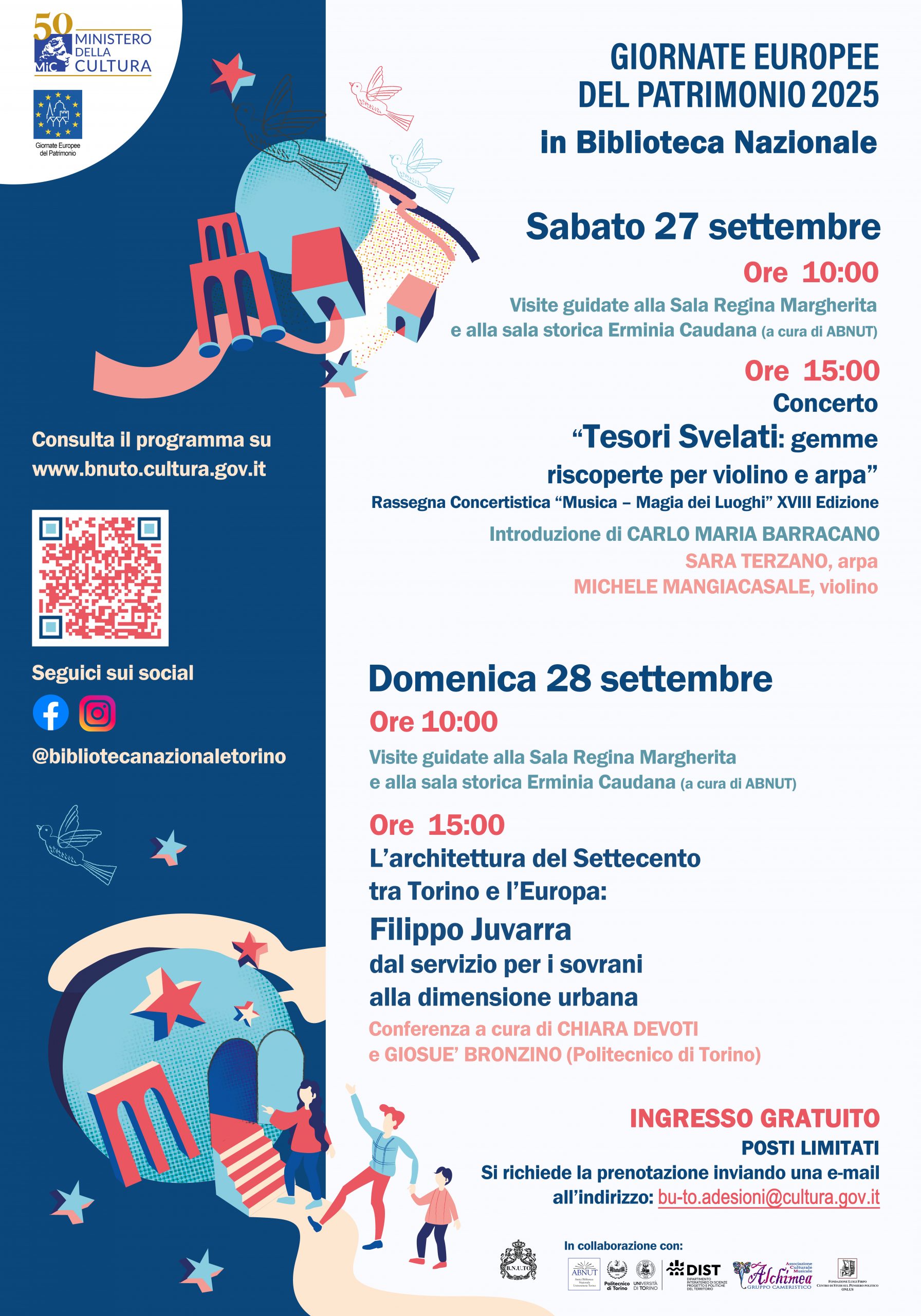 GIORNATE EUROPEE DEL PATRIMONIO in Biblioteca Nazionale Universitaria di Torino
