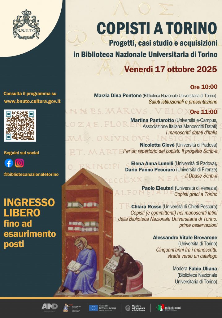 Locandina Copisti a Torino